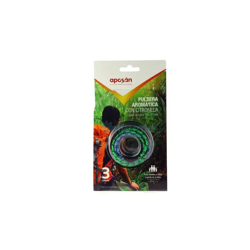 Aposan Pulseira Citronela Nó Marinheiro Rs/Turq/Rx