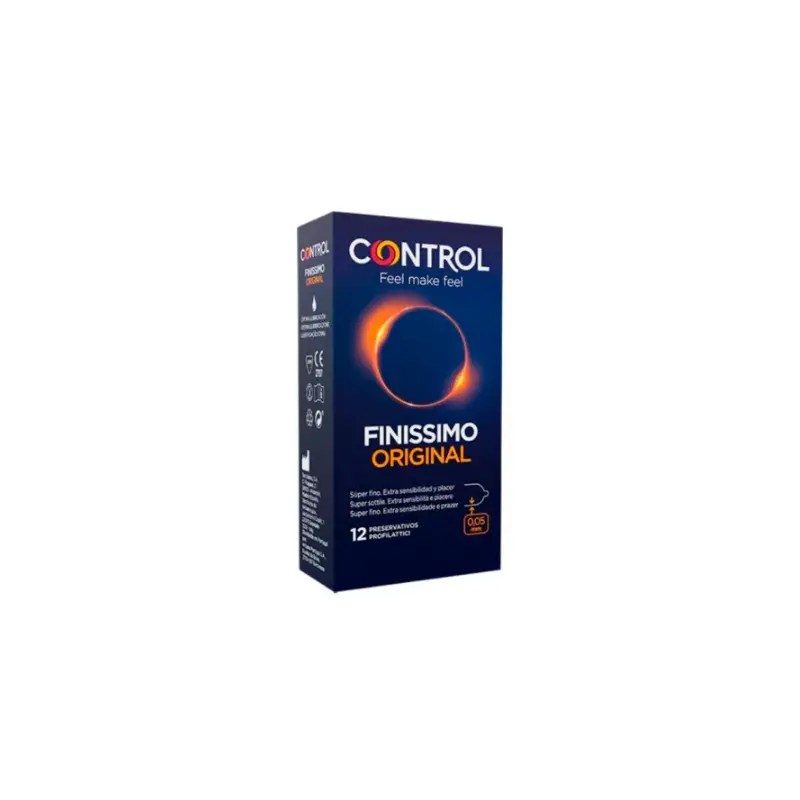 Control Preservativos Finissimo Original 12 Unidades