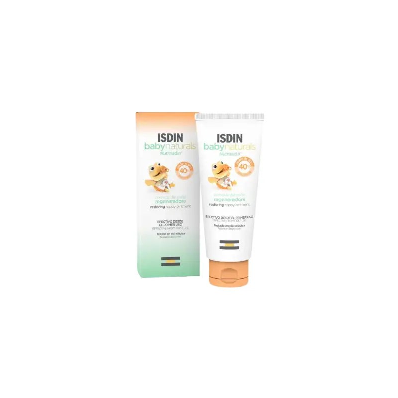 ISDIN Babynaturals ZN40 Pomada 100ml – Pomada regeneradora para a muda da fralda do bebé