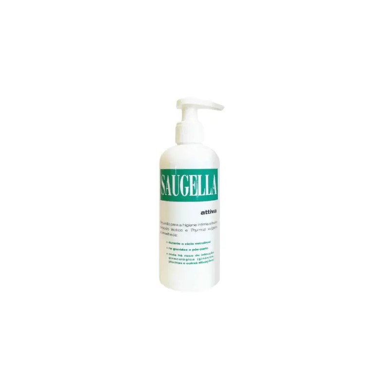 Saugella Attiva Solução Lavante Com Doseador 250ml