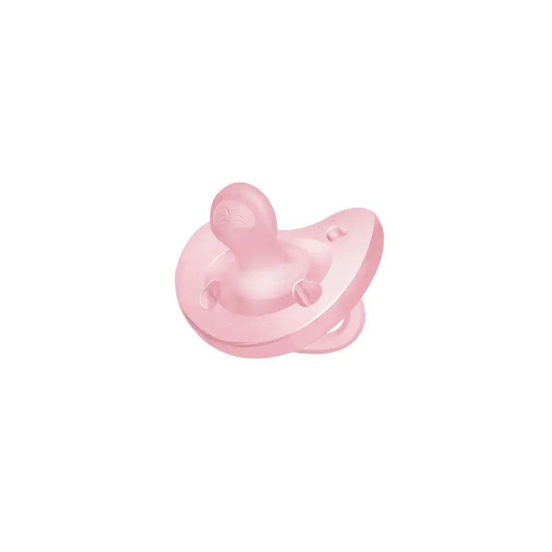 Chicco Chupeta Soft Rosa silicone 6-16m