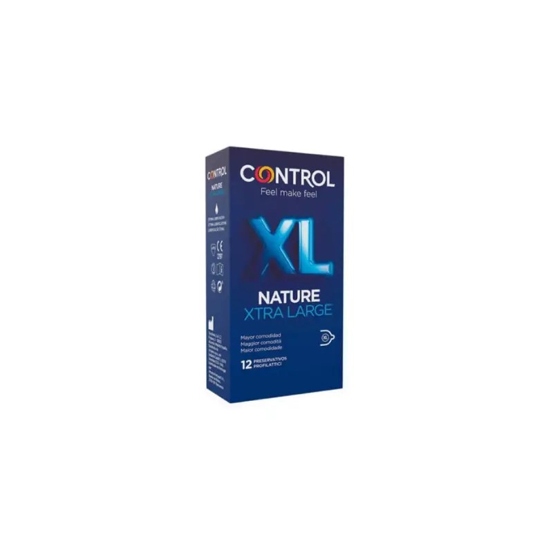 Control Preservativos Nature XL 12 Unidades