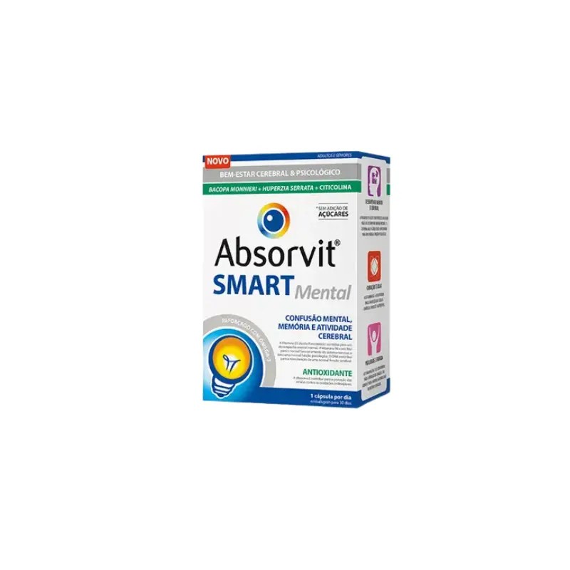 Absorvit Smart Mental 30 Cápsulas