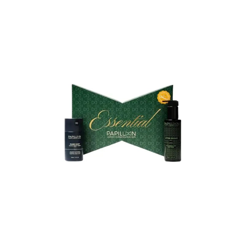 Papillon Essential Balsamo After-Shave 100ml + Champô Pure Mint 100ml
