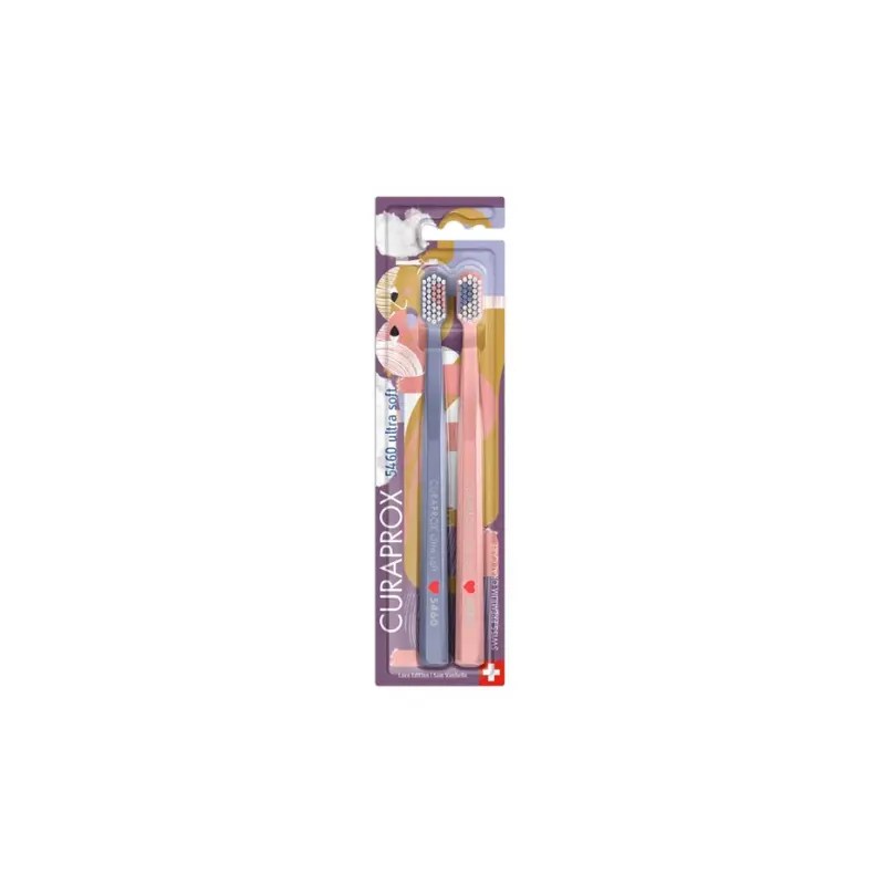 Curaprox CS5460 Escova de Dentes Love Edition 2022 x2