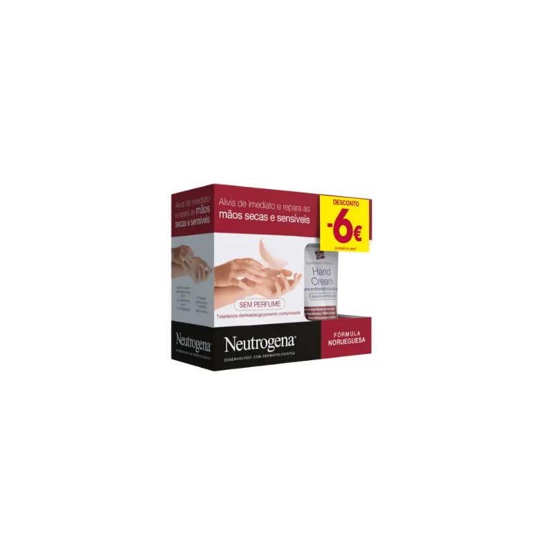 Neutrogena Creme Mãos Concentrado sem Perfume 2x50ml