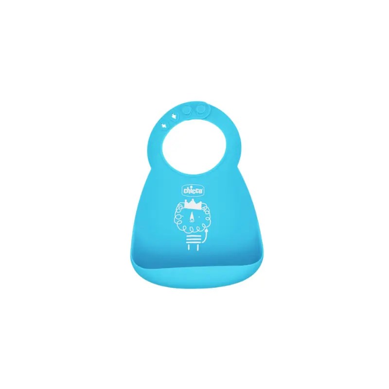 Chicco Babete Silicone Azul 6m+