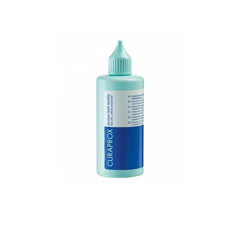 Curaprox Concentrado Limpeza Semanal Próteses BDC 105