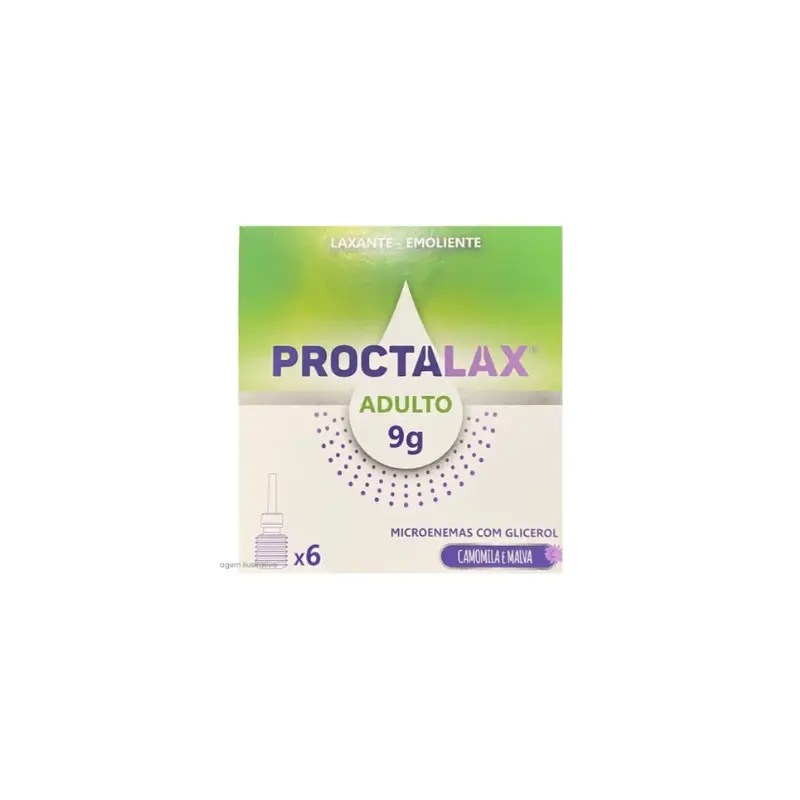 Proctalax Adulto Microenemas x 6 Supositórios