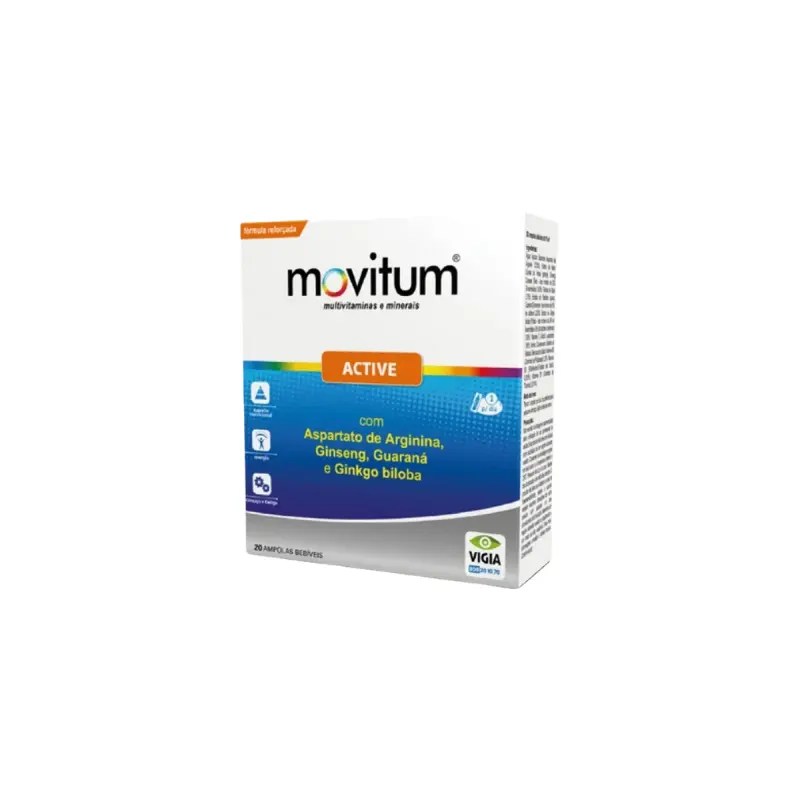 Movitum Active x 20 ampolas bebíveis