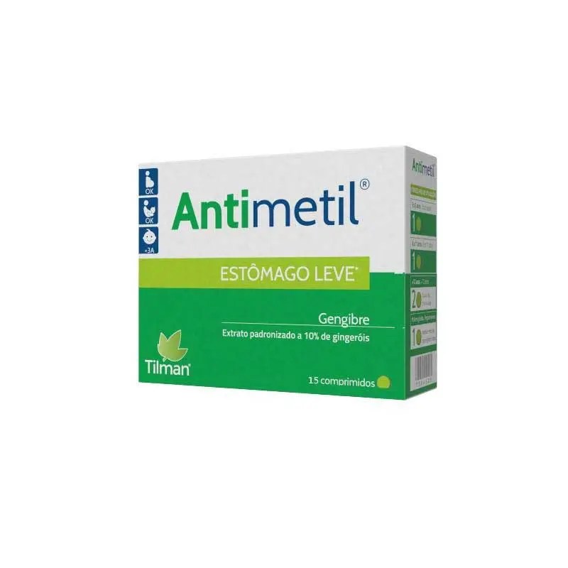 Tilman Antimetil 15 comprimidos