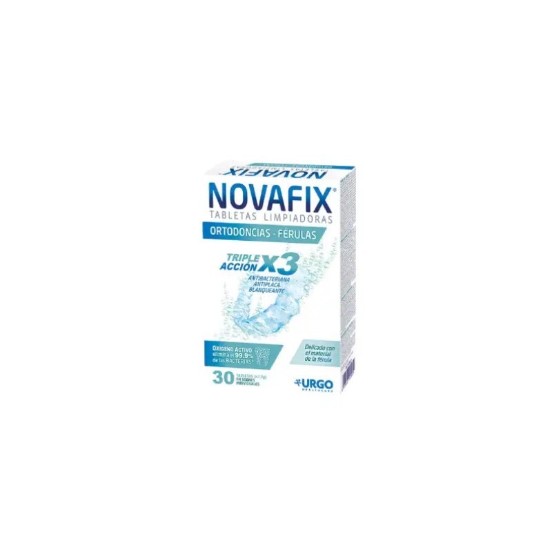 Novafix Pastilha Limpeza Aparelhos Gotas x30
