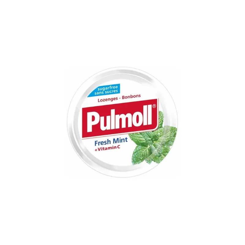 Pulmoll Menta Fresca + Vitamina C Pastilhas 45gr