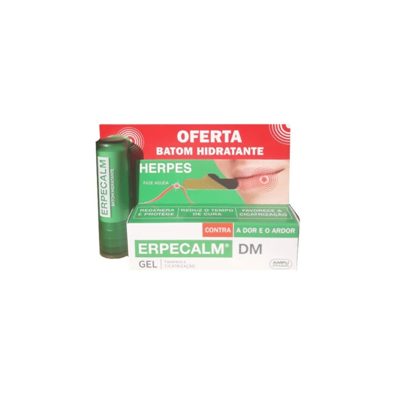 Erpecalm DM Gel 8ml + Oferta Batom Hidratante