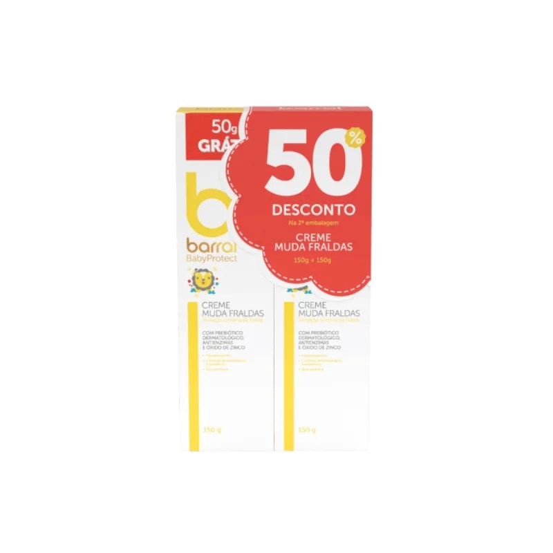 Barral BabyProtect Creme Muda Fraldas Pack Especial 2x150g