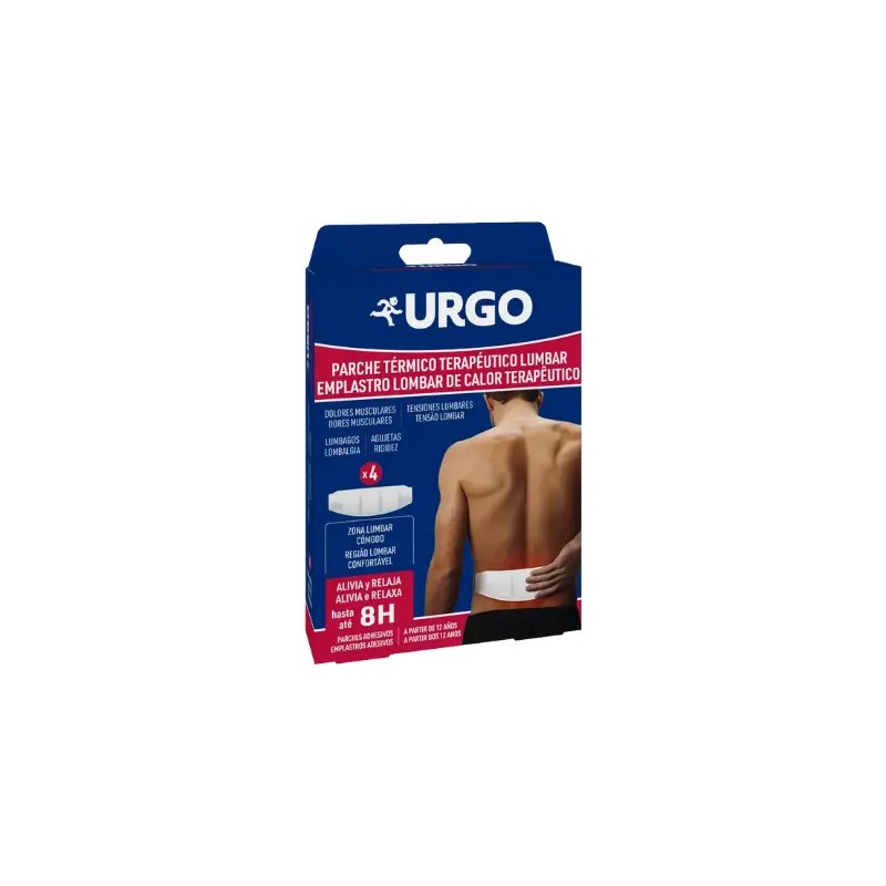 Urgo Emplastro Calor Lombar x 4 unidades
