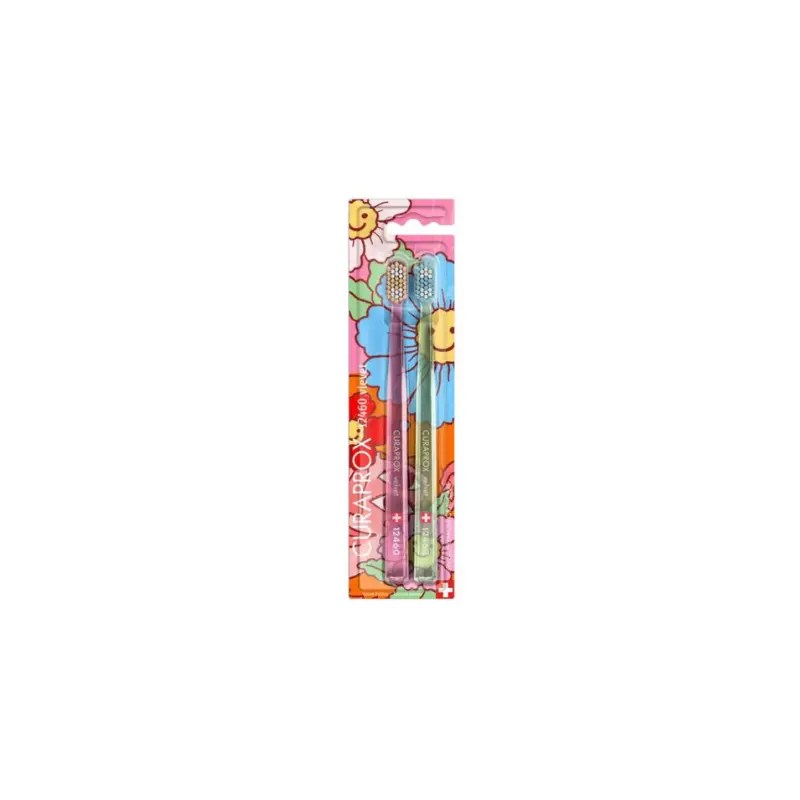 Curaprox CS12460 Escovas de Dentes Velvet x2