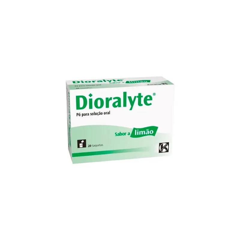 Dioralyte Sabor Limão x20 pó solução oral saquetas