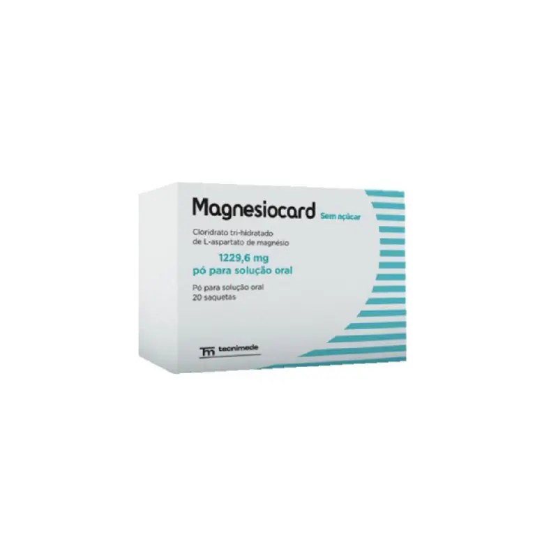 Magnesiocard 1229,6 mg x20 Saquetas
