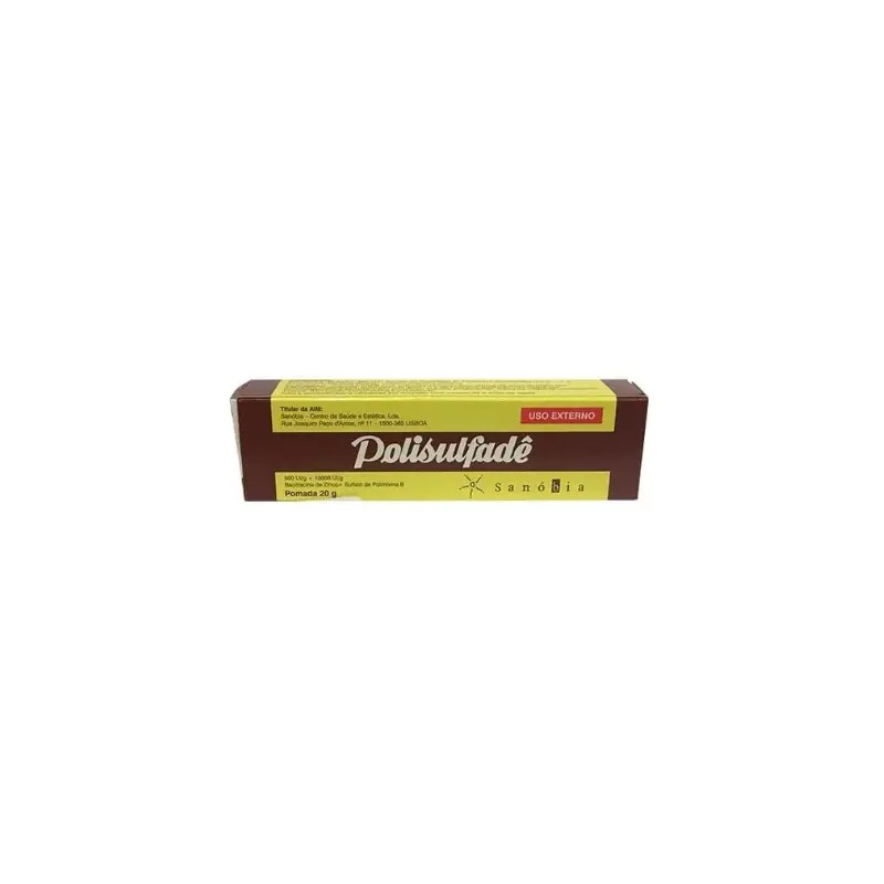 Polisulfadê 500/10000 UI/G Pomada 20g