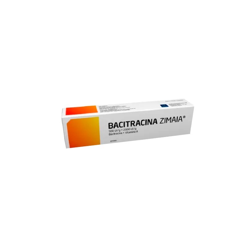 Bacitracina Zimaia 500/2000 UI/g pomada 10g