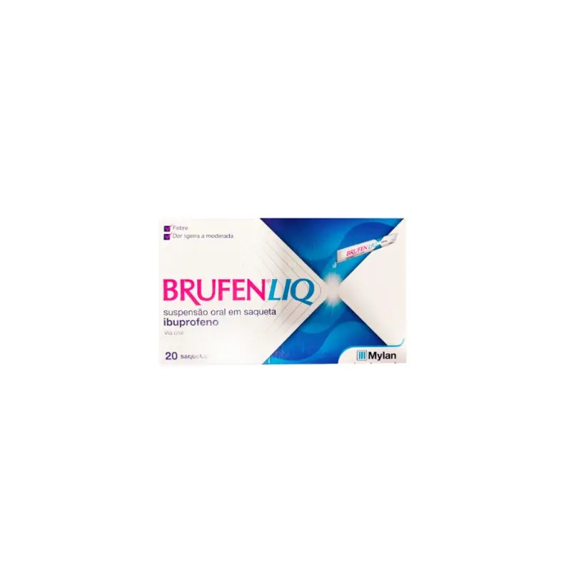Brufen Líquido 200 mg/10 ml x20 Saqueta Suspensão Oral