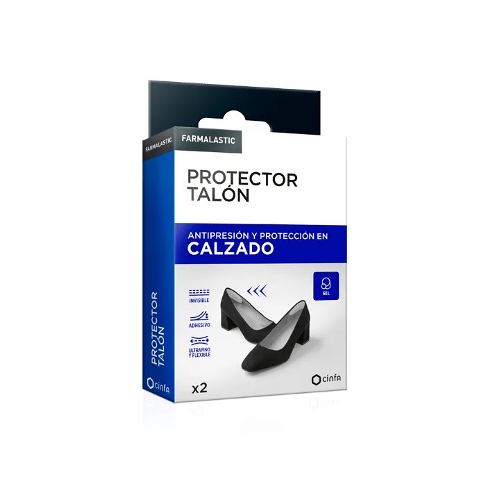 PROTECTOR TALON FARMALASTIC 2 UNIDADES TALLA UNICA PROTECTOR TALON FARMALASTIC 2 UNIDADES TALLA UNICA