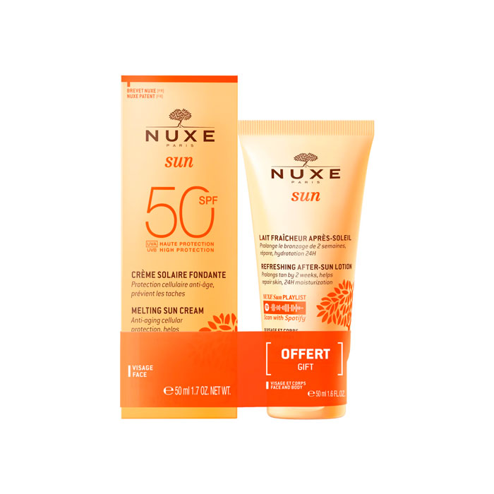 NUXE SUN CREMA SOLAR FUNDENTE ROSTRO SPF 50+ 1 TUBO 50 ML