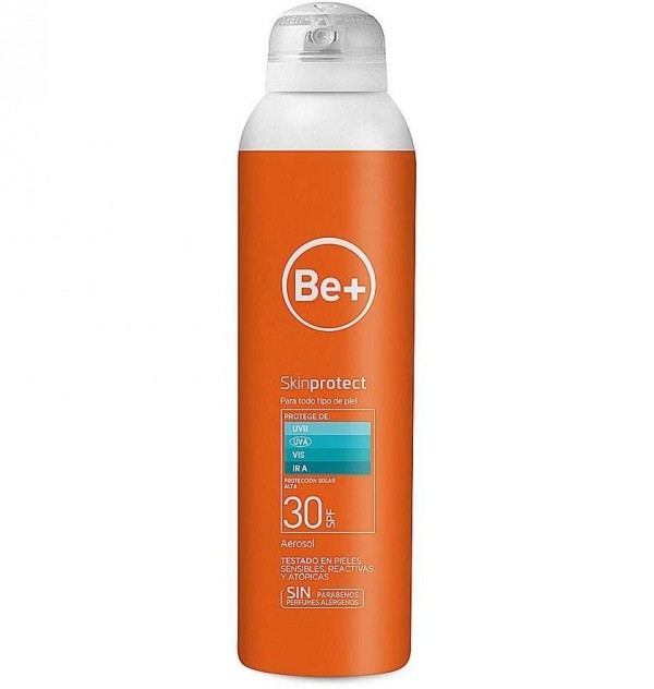 BE+ SKIN PROTECT AEROSOL CORPORAL SPF 30 1 ENVASE 200 ML
