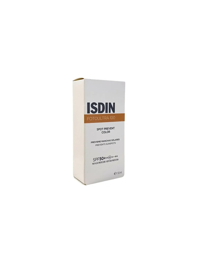 ISDIN FOTOULTRA 100 SPOT PREVENT COLOR SPF 50+ 1 ENVASE 50 ML ISDIN FOTOULTRA 100 SPOT PREVENT COLOR SPF 50+ 1 ENVASE 50 ML