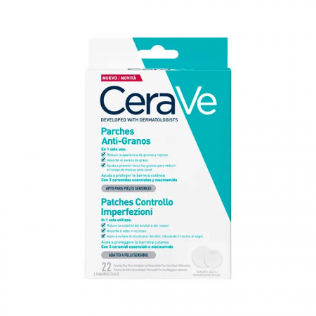 PARCHES CONTROL IMPERFECCIONES CERAVE 22 UNIDADES PARCHES CONTROL IMPERFECCIONES CERAVE 22 UNIDADES