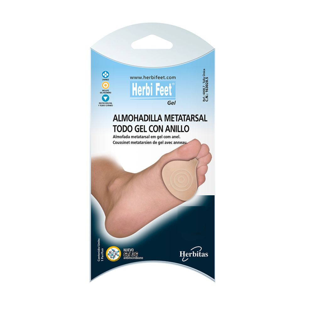 ALMOHADILLA METATARSAL HERBI FEET POLIMERO CON ANILLO