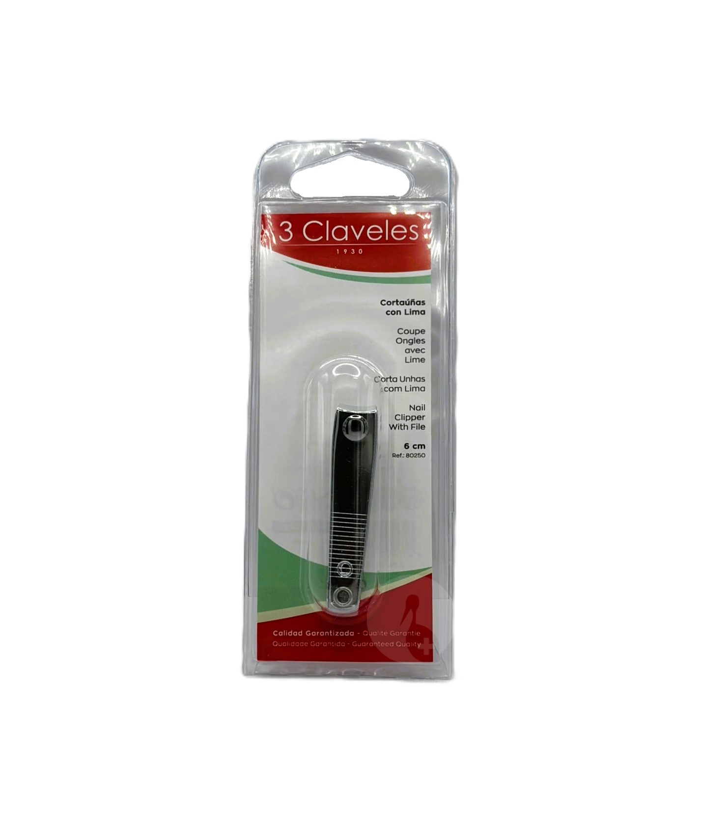 3 CLAVELES CORTAUÑAS 6CM CON LIMA