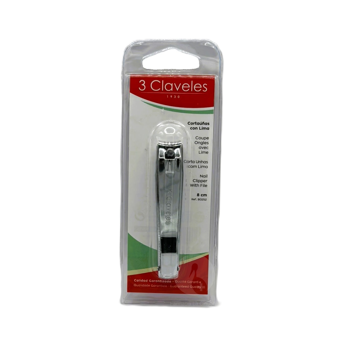 3 CLAVELES CORTAUÑAS 8CM CON LIMA