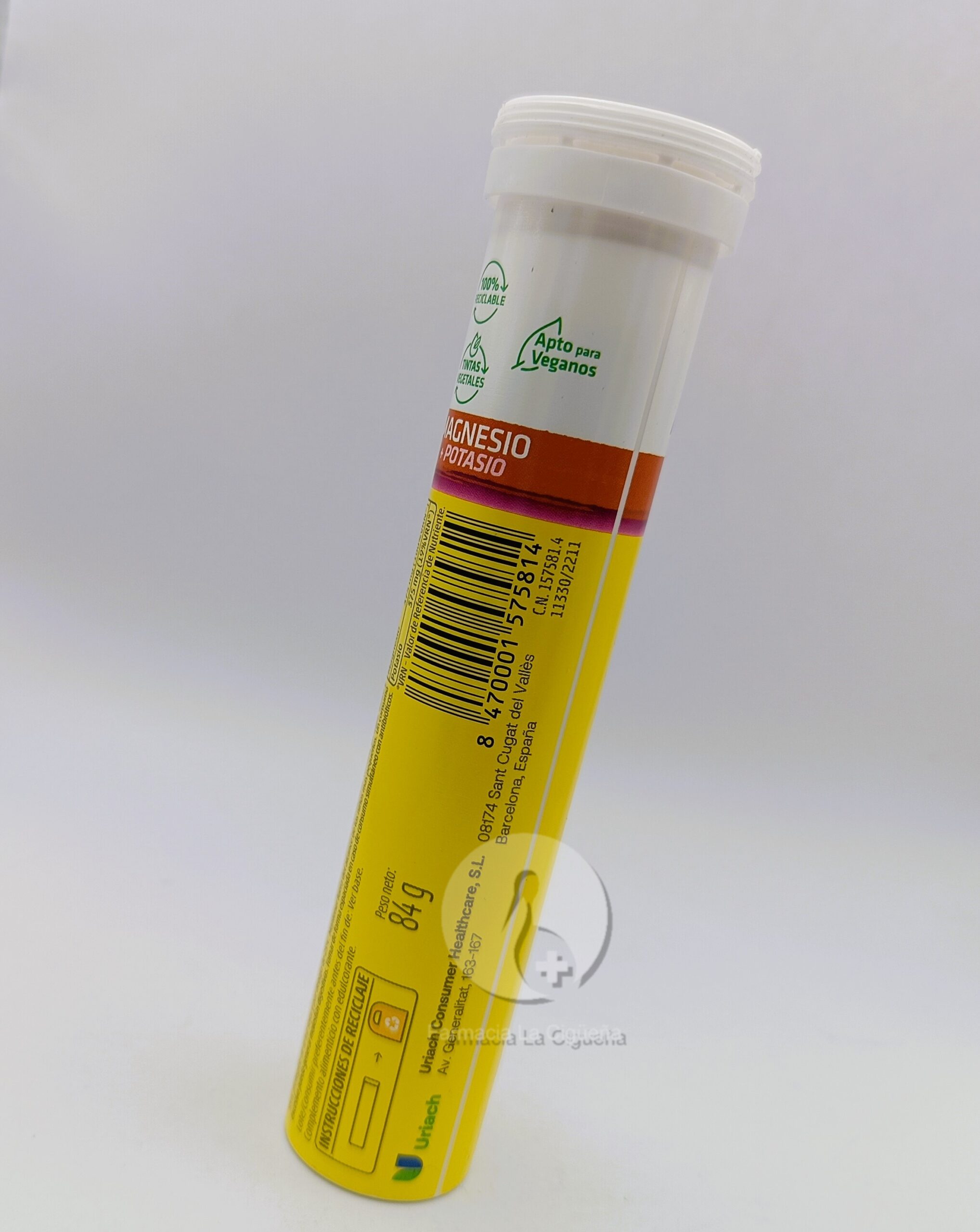 AQUILEA MAGNESIO+ POTASIO 14 COMPRIMIDOS EFERVESCENTES SABOR NARANJA