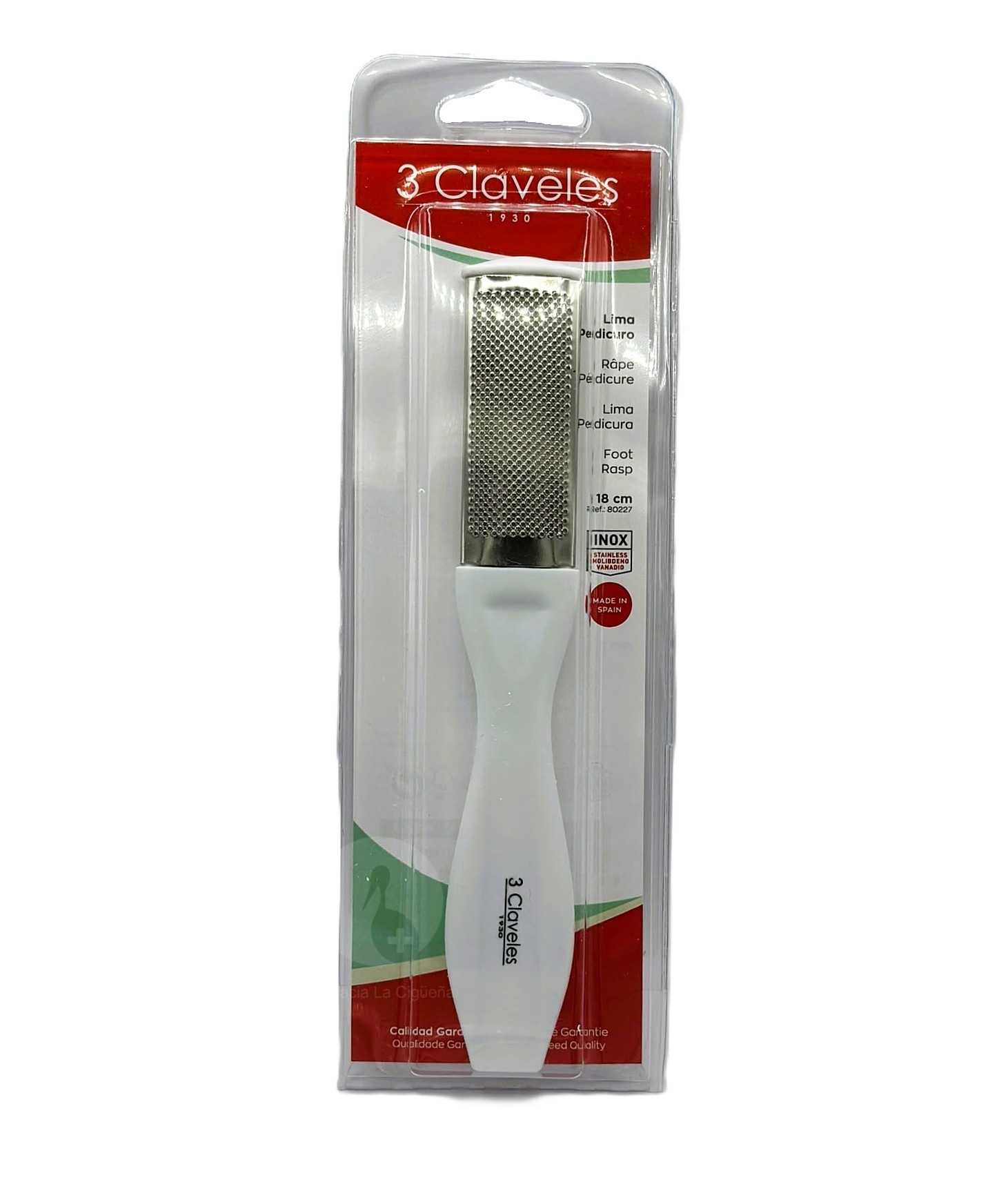 3 CLAVELES RASPACALLOS 18CM