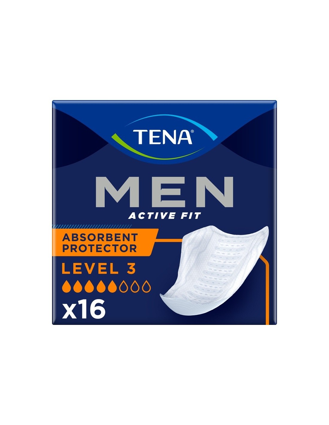 ABSORB INC ORINA LIGERA TENA MEN LEVEL-3 16 U