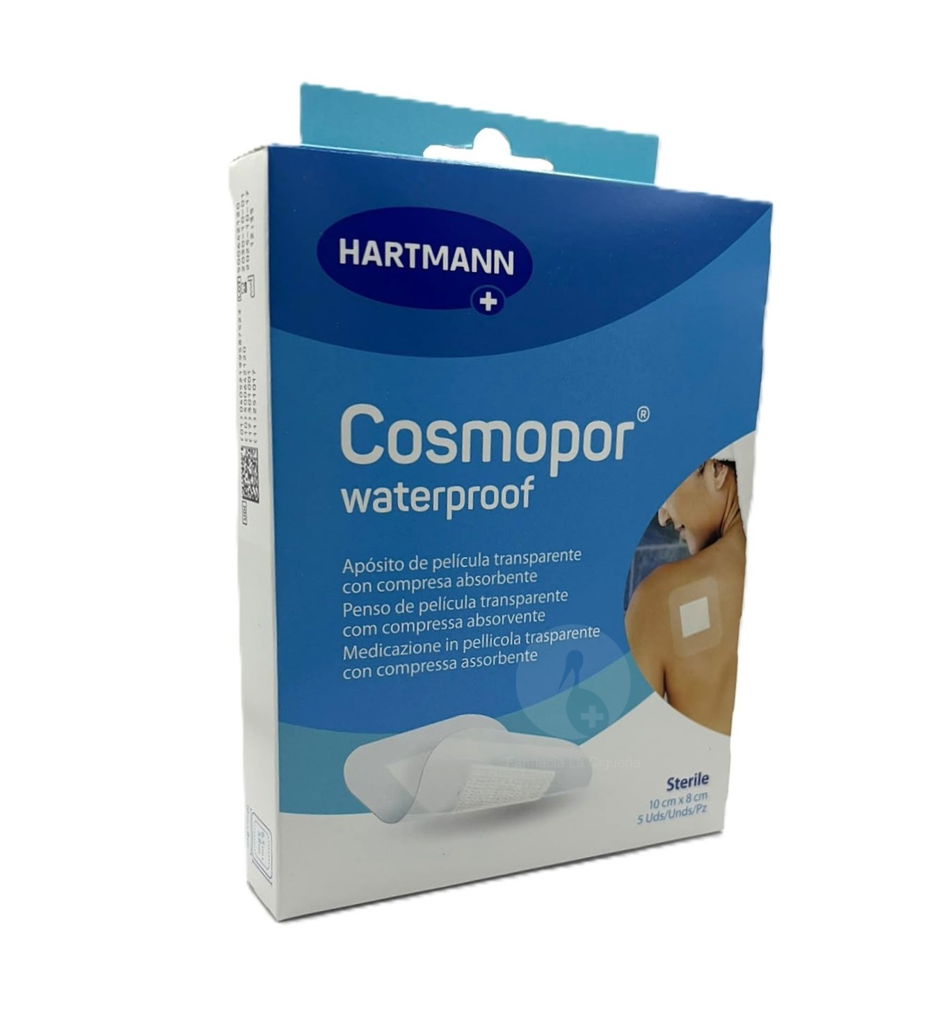 APOSITO ADHESIVO COSMOPOR WATERPROOF 5 UNIDADES 10 X 8 CM