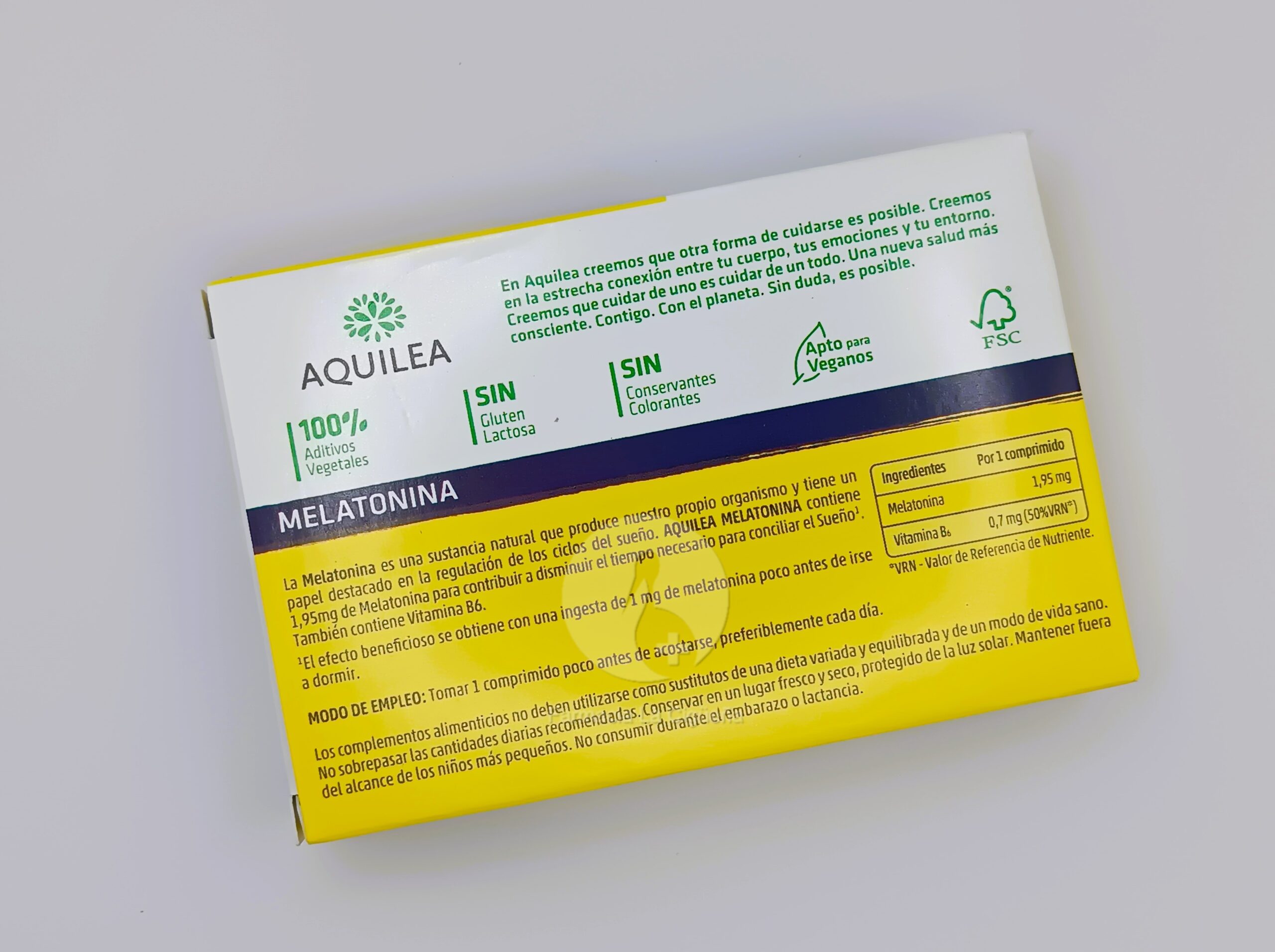 AQUILEA MELATONINA 1,95 MG 60 COMPRIMIDOS