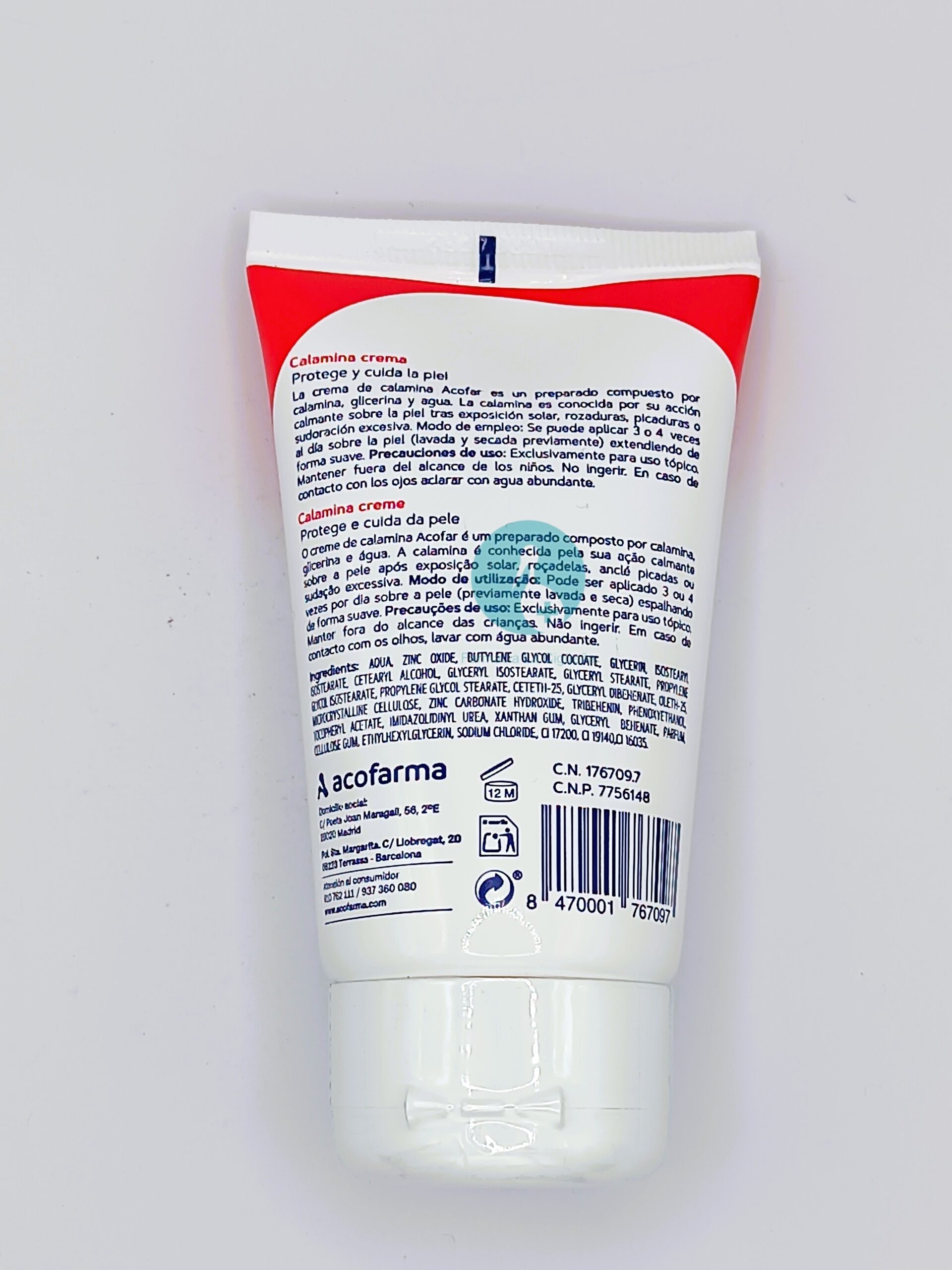 ACOFAR CALAMINA CREMA 1 TUBO 50 ML