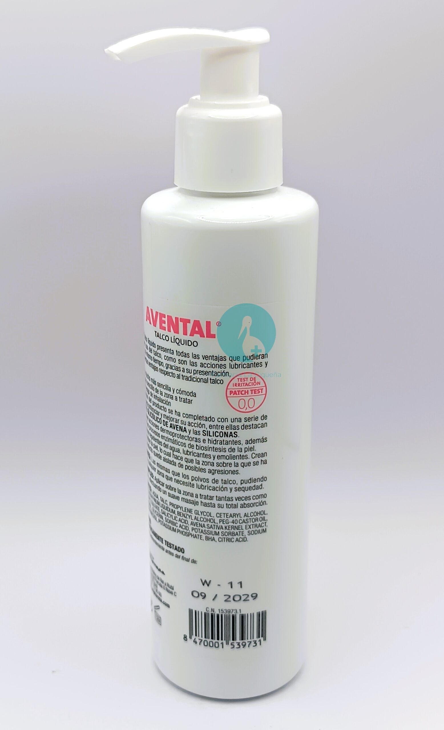 AVENTAL TALCO LIQUIDO 1 ENVASE 200 ML