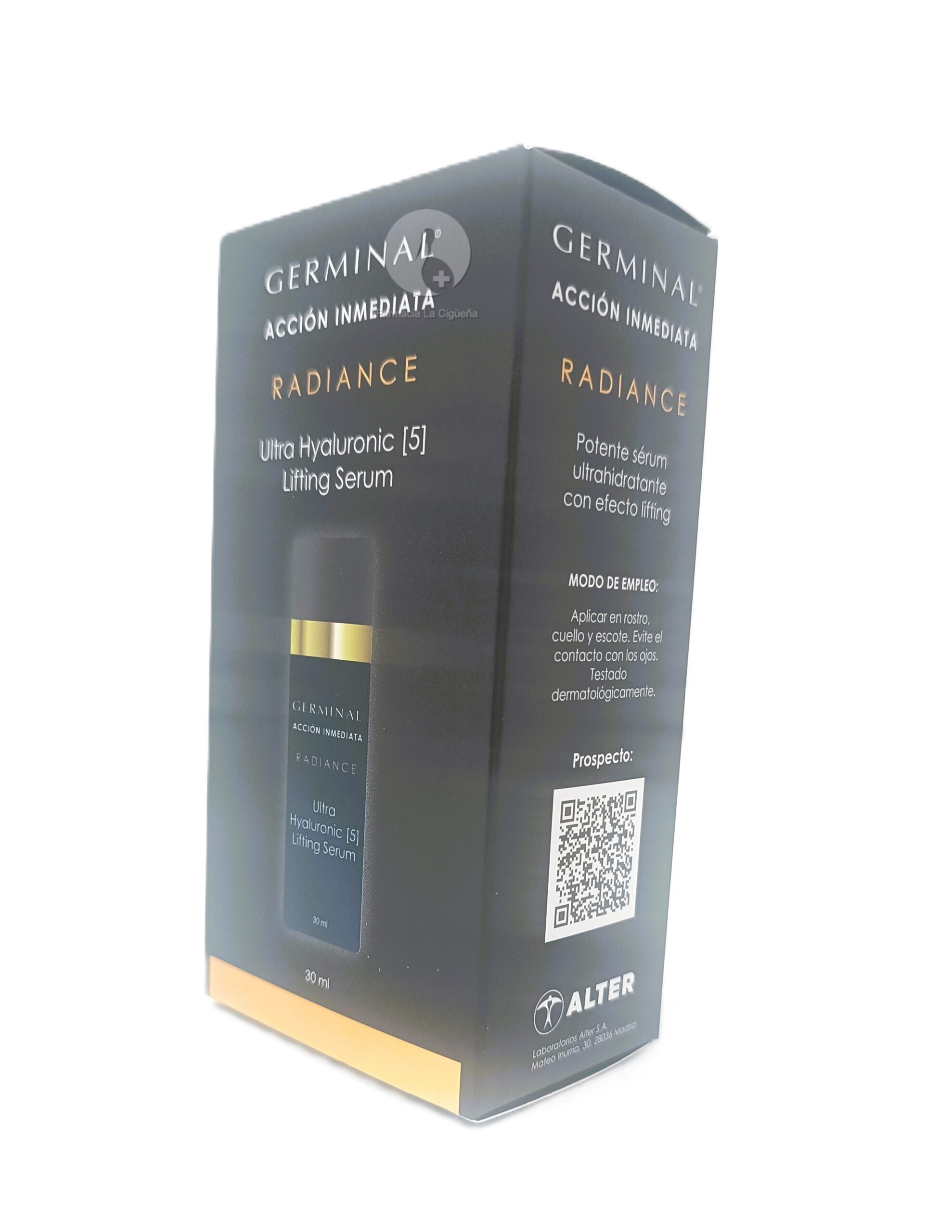 GERMINAL ACCION INMEDIATA RADIANCE ULTRA HYALURONIC [5] LIFTING SERUM 1 ENVASE 30 ML