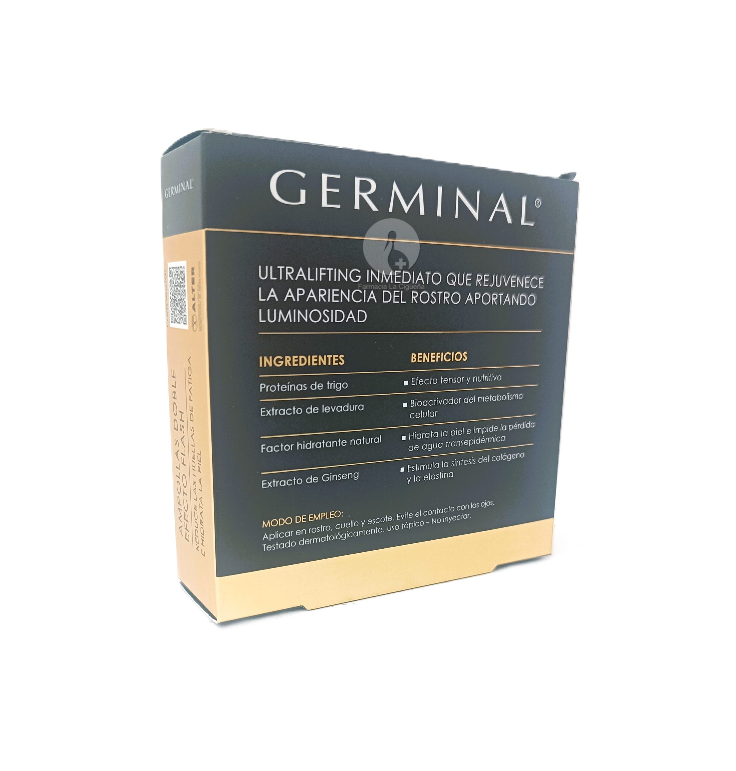 GERMINAL ACCION INMEDIATA DOBLE EFECTO FLASH 5 AMPOLLAS 1,5 ML