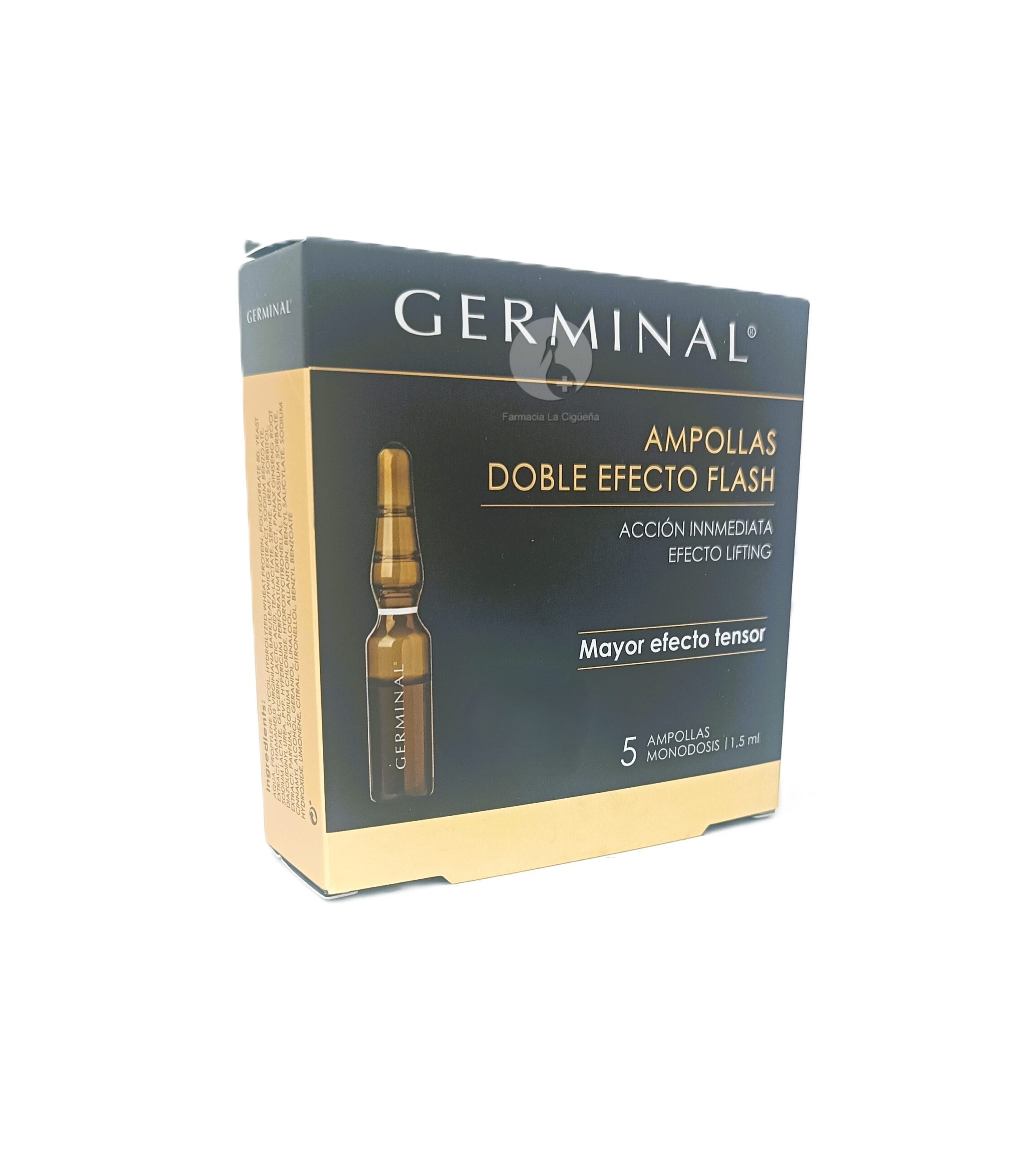 GERMINAL ACCION INMEDIATA DOBLE EFECTO FLASH 5 AMPOLLAS 1,5 ML