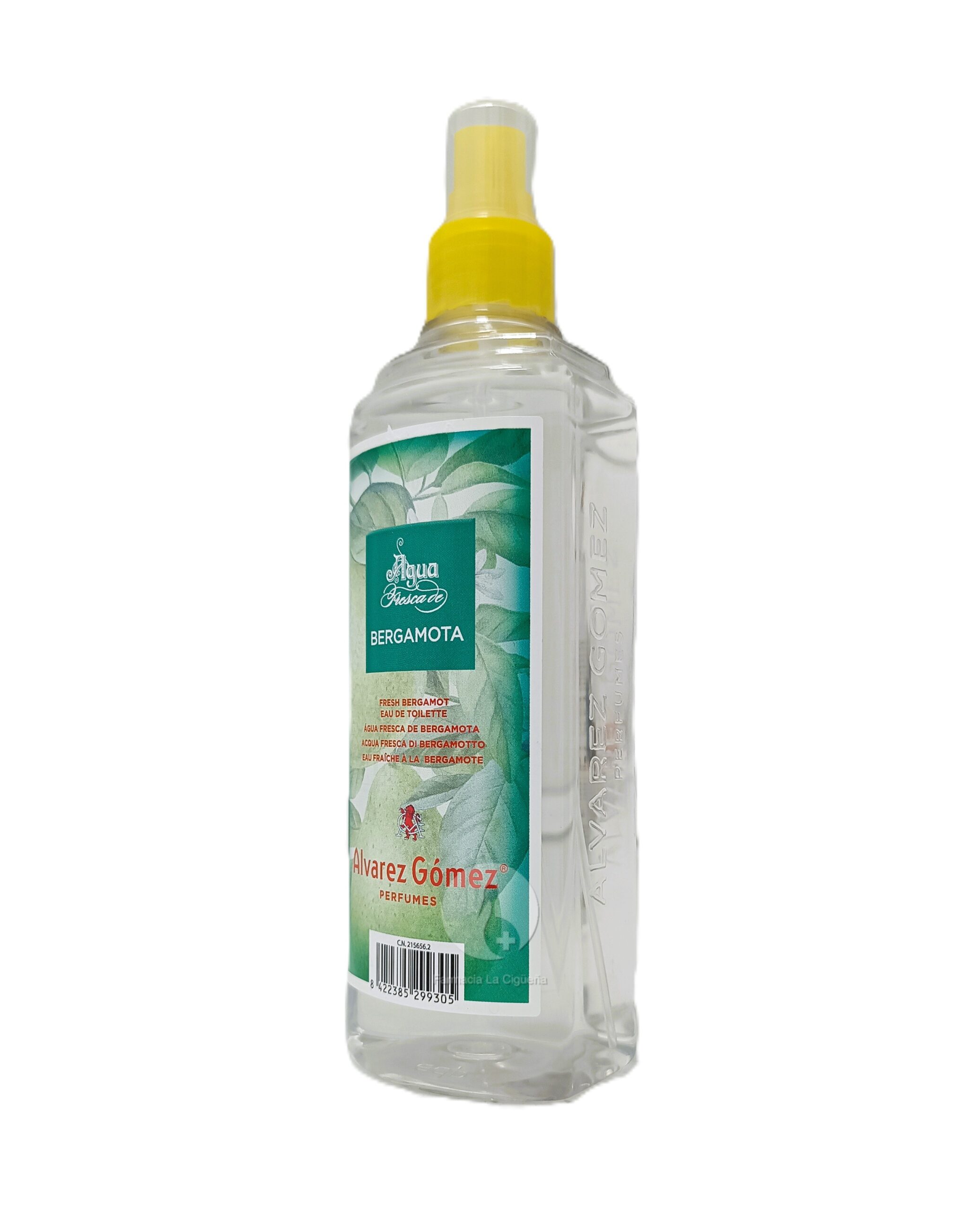 AGUA FRESCA DE BAÑO ALVAREZ GOMEZ 1 FRASCO 300 ML AROMA BERGAMOTA
