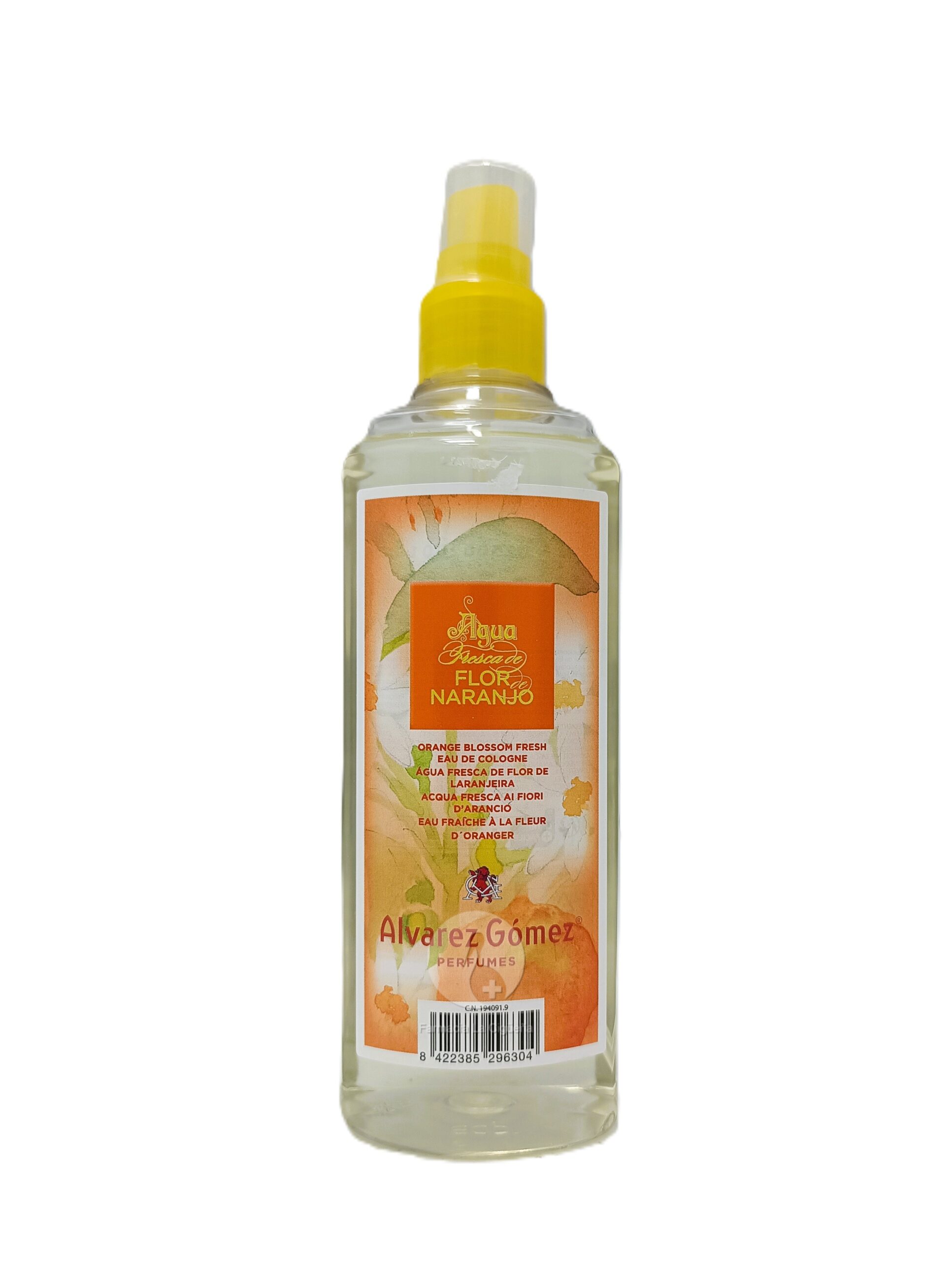 AGUA FRESCA DE FLOR DE NARANJO ALVAREZ GOMEZ 1 ENVASE 300 ML