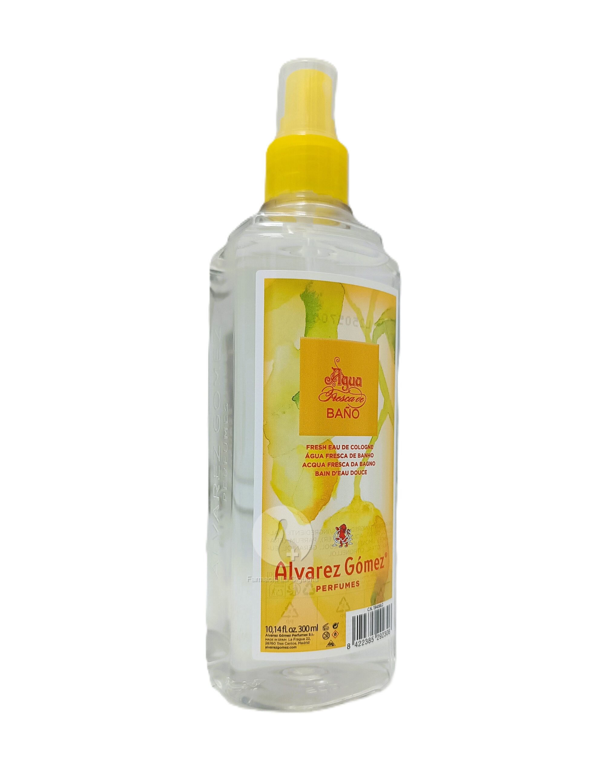 AGUA FRESCA DE BAÑO ALVAREZ GOMEZ 1 ENVASE 300 ML