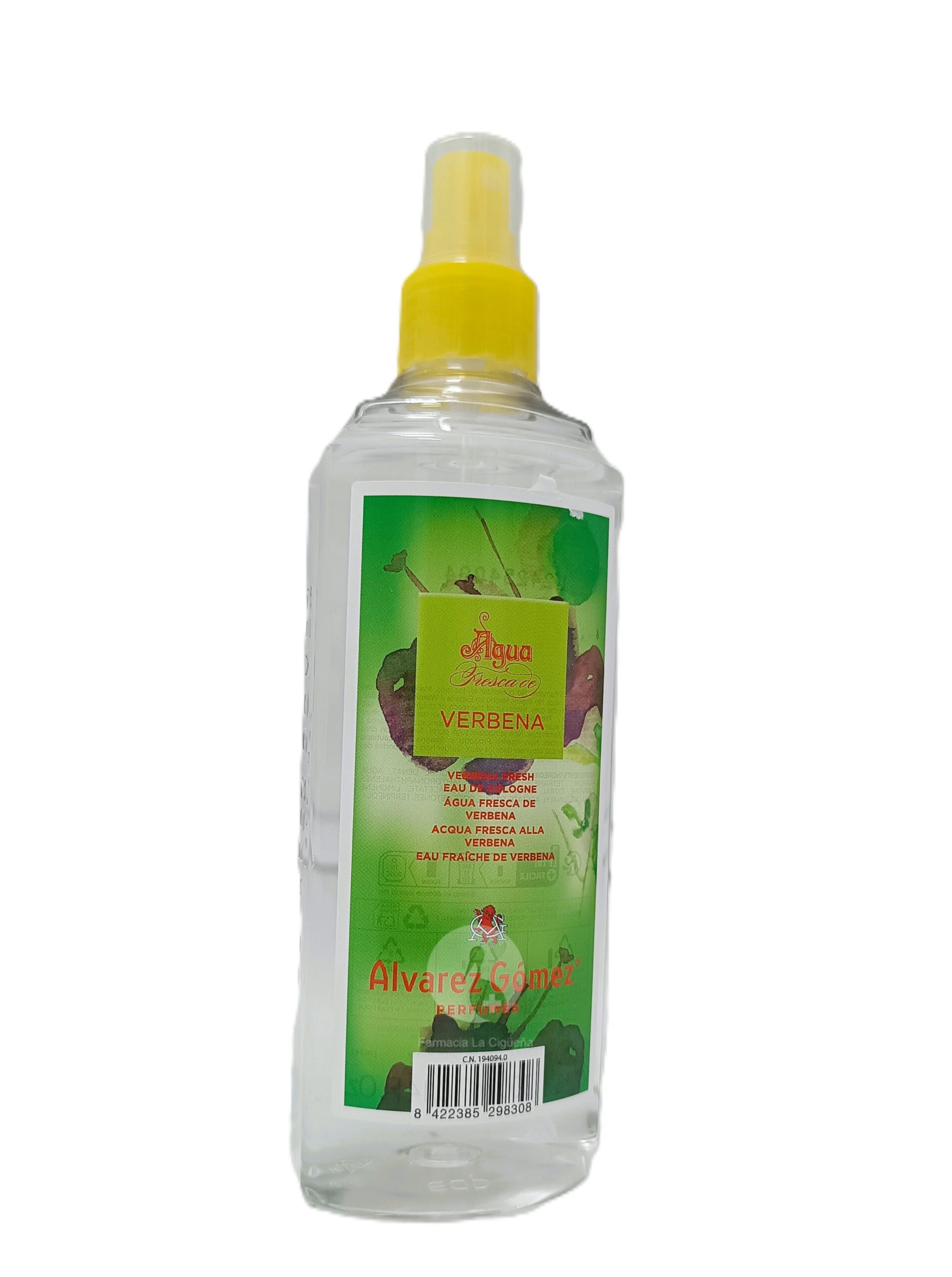 AGUA FRESCA DE VERBENA ALVAREZ GOMEZ 1 ENVASE 300 ML