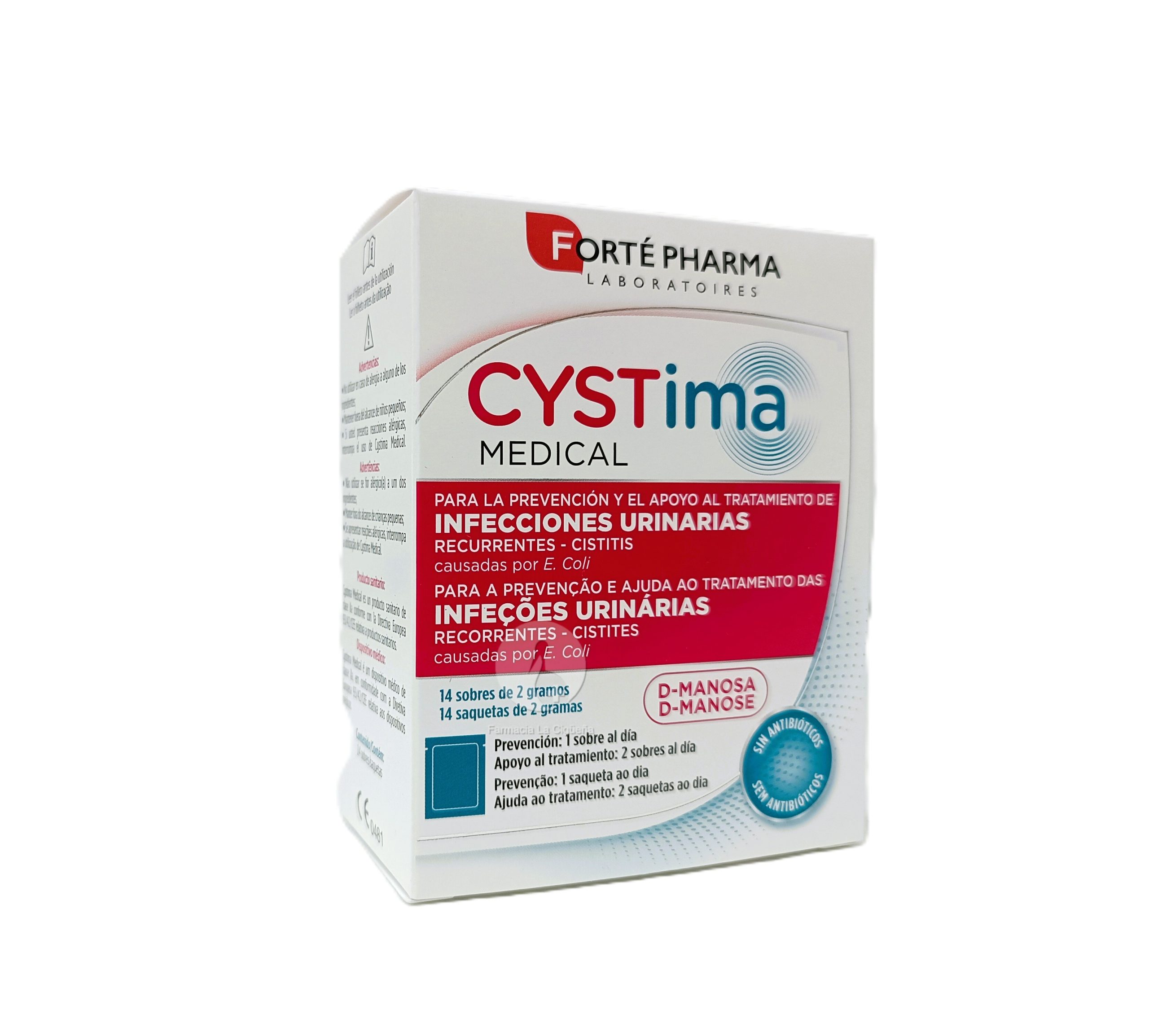 CYSTIMA MEDICAL 14 SOBRES 2 G