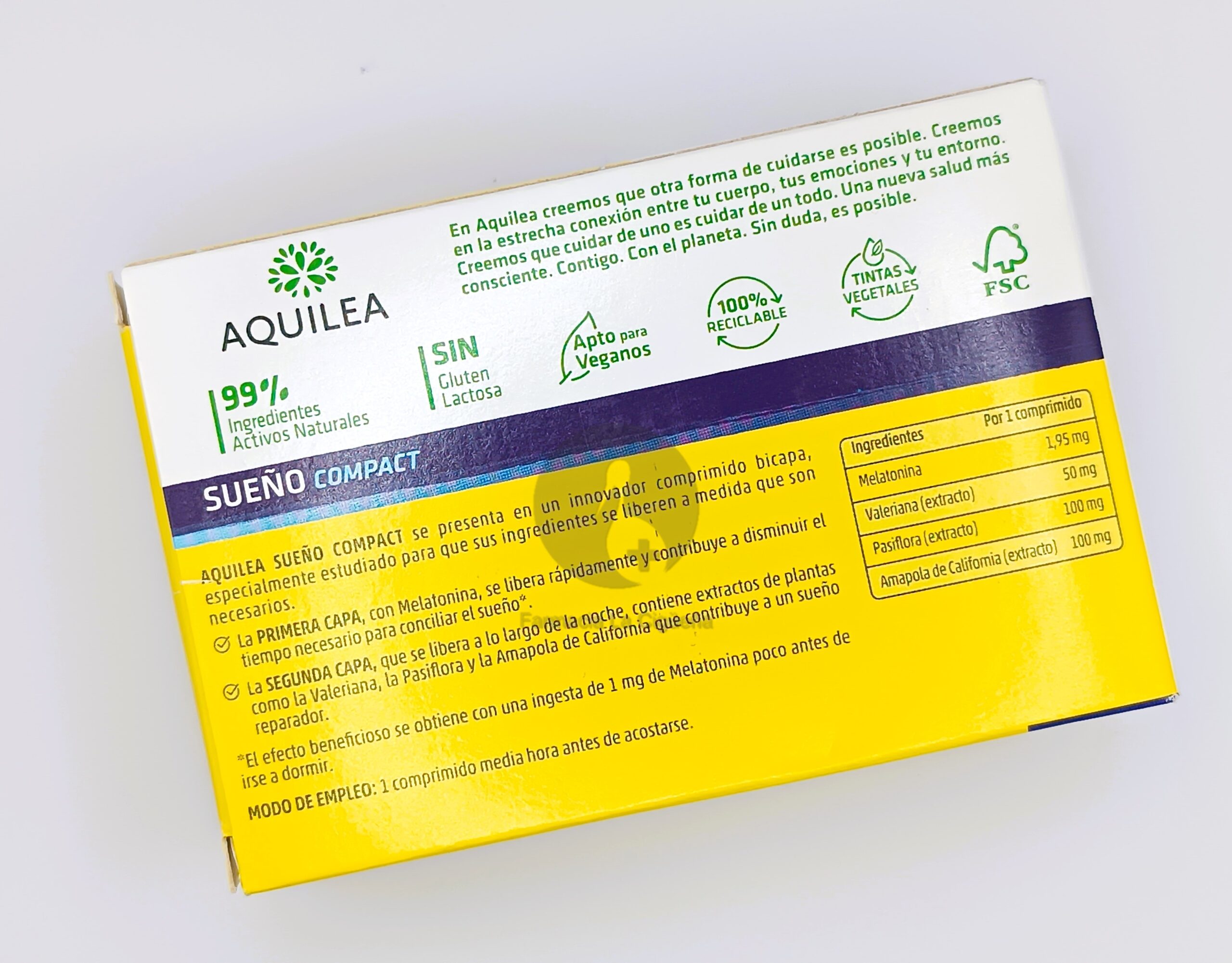 AQUILEA SUEÑO 1,95 MG 60 COMPRIMIDOS